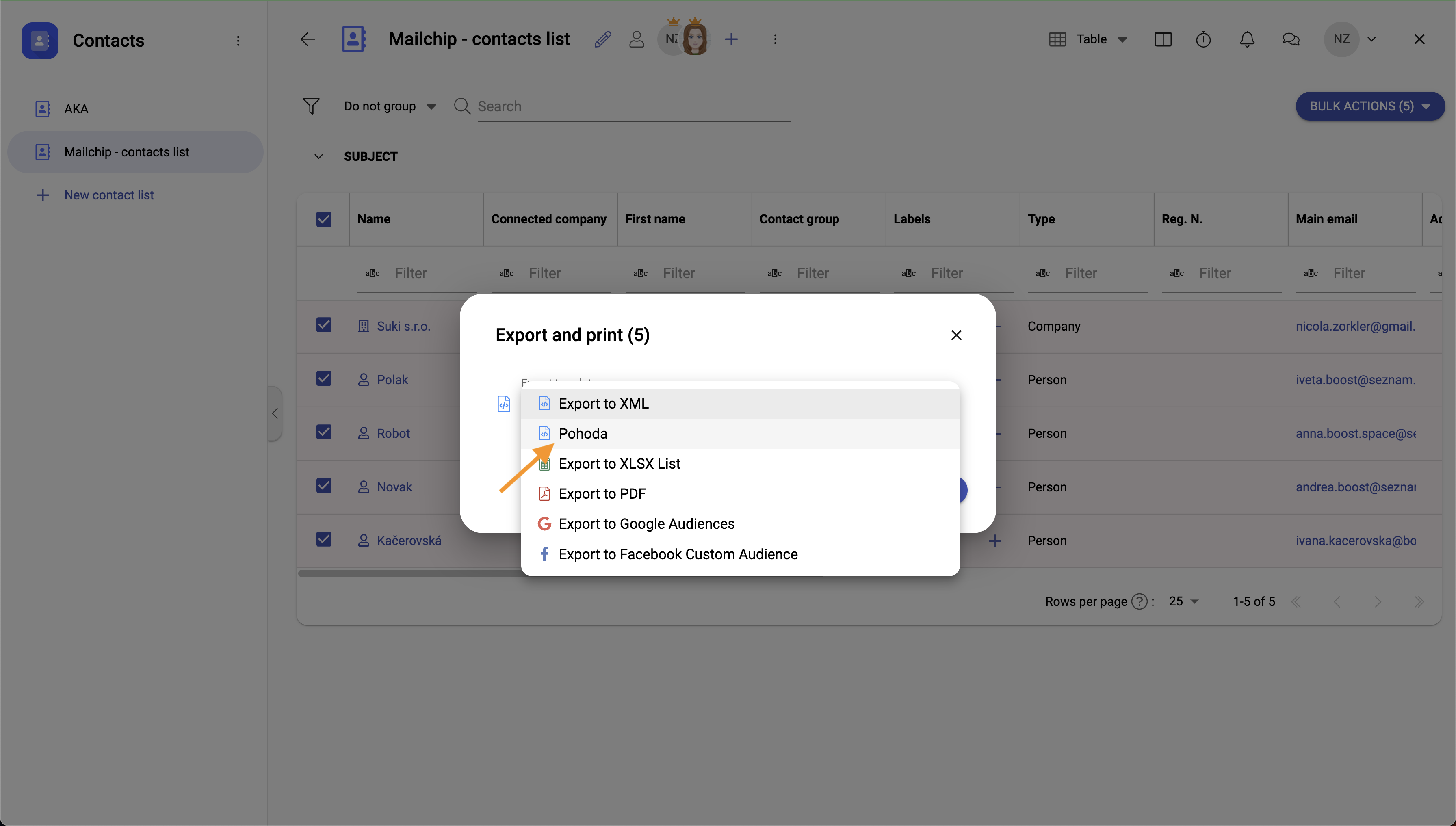 how_to_export_data_with_pohoda